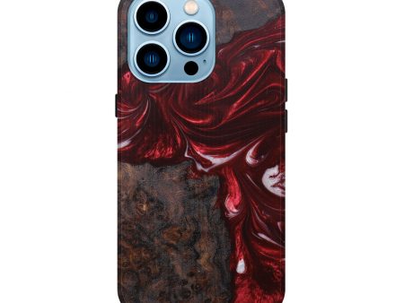 iPhone 14 Pro Wood+Resin Live Edge Phone Case - Brendan (Artist Pick, 607272) Online now