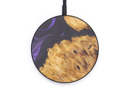 Circle Wood+Resin Wireless Charger - Marena (Purple, 607299) Supply