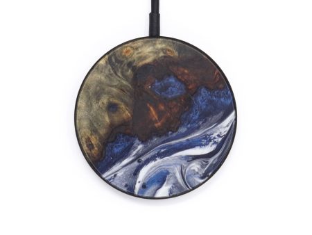 Circle Wood+Resin Wireless Charger - Emberlyn (Glacier, 609713) Online now