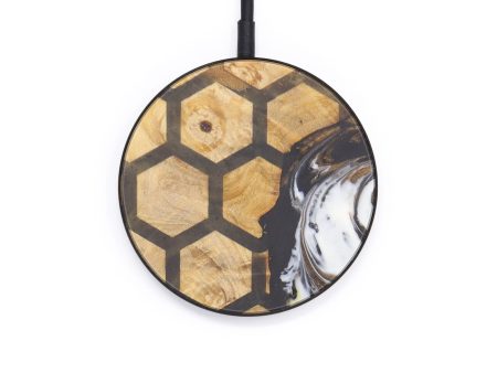 Circle Wood+Resin Wireless Charger - Spiros (Pattern, 607289) Online Hot Sale