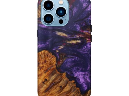 iPhone 14 Pro Wood+Resin Live Edge Phone Case - Camella (Artist Pick, 607274) Online Sale