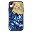 iPhone Xr Wood+Resin Phone Case - Geri (Dark Blue, 609557) Online Sale