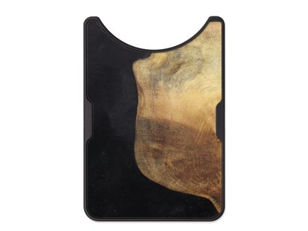 Alloy Wood+Resin Wallet - Dulce (Pure Black, 609676) Hot on Sale