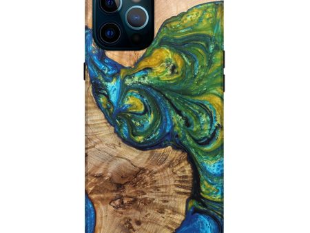 iPhone 12 Pro Max Wood+Resin Live Edge Phone Case - Harpreet (Artist Pick, 606813) Discount