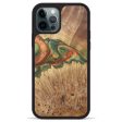 iPhone 12 Pro Max Wood+Resin Phone Case - Aria (Dark Green, 609596) Discount