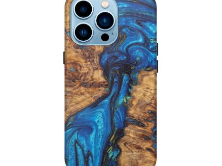 iPhone 14 Pro Wood+Resin Live Edge Phone Case - Alfonso (Artist Pick, 607255) Fashion