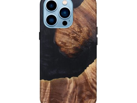 iPhone 14 Pro Wood+Resin Live Edge Phone Case - Berenice (Artist Pick, 608544) Sale