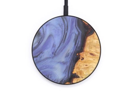 Circle Wood+Resin Wireless Charger - Dvm (Purple, 607301) Sale