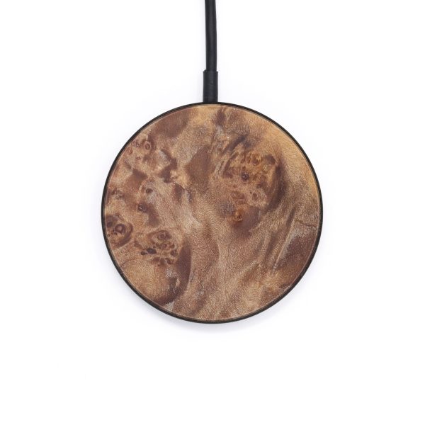 Circle Burl Wood Wireless Charger - Kaylee (Maple Burl, 607303) on Sale