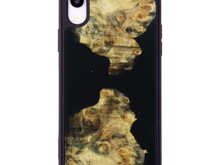 iPhone Xr Wood+Resin Phone Case - Braulio (Pure Black, 609499) Online Sale