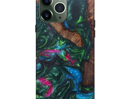 iPhone 13 Pro Max Wood+Resin Live Edge Phone Case - Cate (Artist Pick, 608630) For Cheap