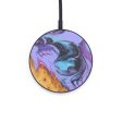 Circle Wood+Resin Wireless Charger - Ernest (Purple, 608519) Sale