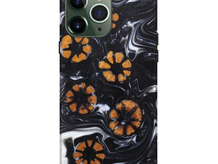 iPhone 13 Pro Max Wood+Resin Live Edge Phone Case - Afzal (Black & White, 605681) Discount