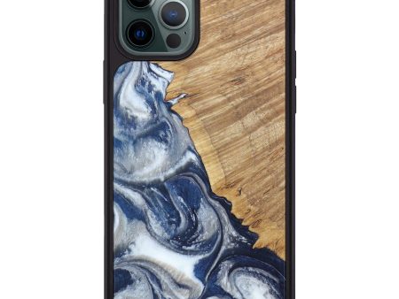 iPhone 12 Pro Max Wood+Resin Phone Case - Dick (Glacier, 606658) Discount