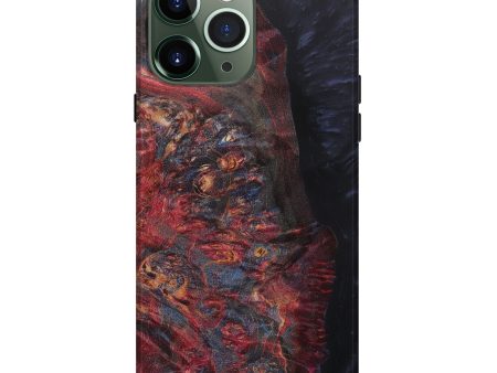 iPhone 13 Pro Max Wood+Resin Live Edge Phone Case - Chester (Pure Black, 604536) Online