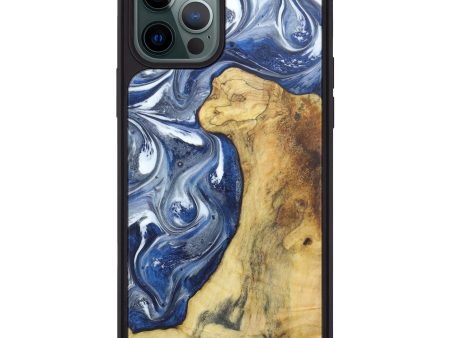 iPhone 12 Pro Max Wood+Resin Phone Case - Skippy (Glacier, 608148) Supply