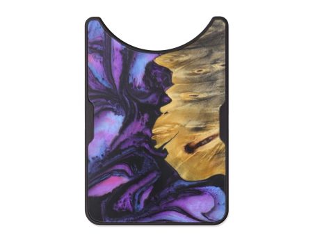 Alloy Wood+Resin Wallet - Caitlin (Purple, 604093) on Sale