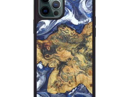 iPhone 12 Pro Max Wood+Resin Phone Case - Alyssa (Glacier, 608155) Online Sale