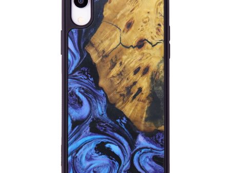 iPhone Xr Wood+Resin Phone Case - Opto (Purple, 606338) Supply