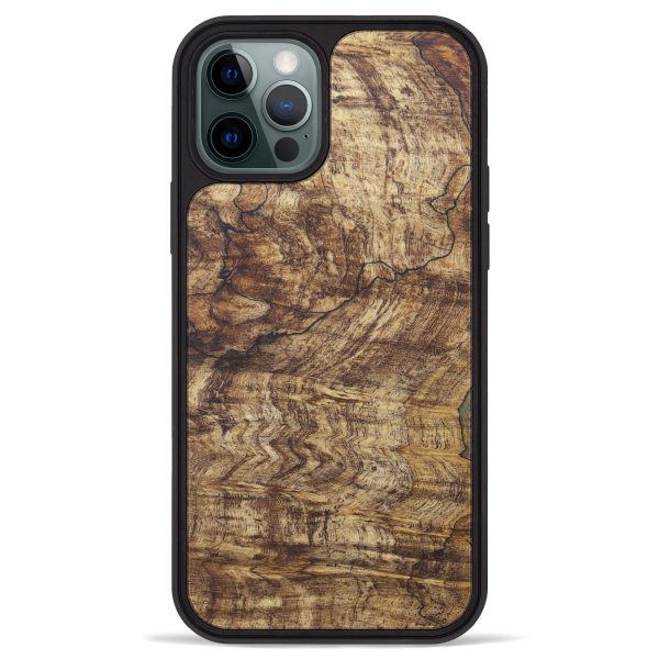 iPhone 12 Pro Max Burl Wood Phone Case - Willa (Maple Burl, 607865) on Sale