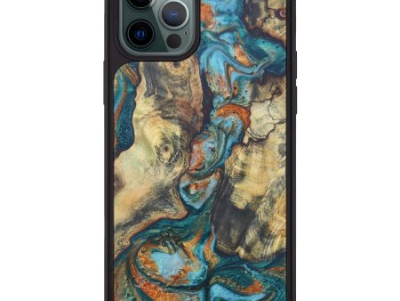 iPhone 12 Pro Max Wood+Resin Phone Case - Martijn (Artist Pick, 604646) Supply