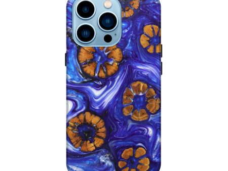 iPhone 14 Pro Wood+Resin Live Edge Phone Case - Amie (Purple, 605570) Sale