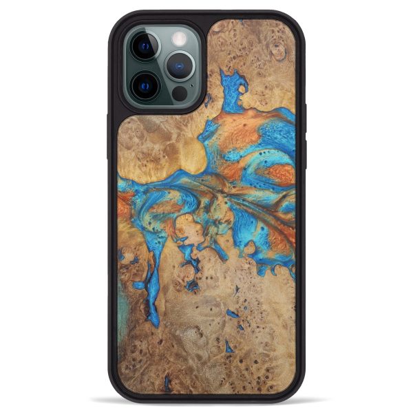 iPhone 12 Pro Max Wood+Resin Phone Case - Ranjit (Artist Pick, 604639) Fashion