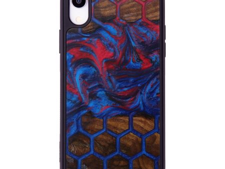 iPhone Xr Wood+Resin Phone Case - Rheta (Pattern, 603689) Online Hot Sale