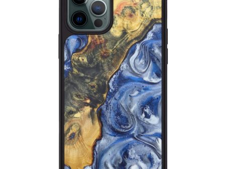 iPhone 12 Pro Max Wood+Resin Phone Case - Rubina (Glacier, 608131) For Cheap