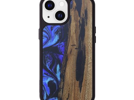 iPhone 13 Wood+Resin Phone Case - Abe (Purple, 608034) Online now