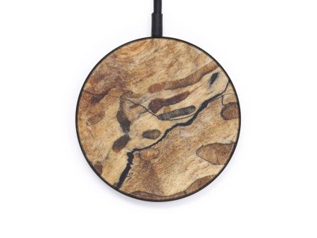 Circle Burl Wood Wireless Charger - Deanna (Artist Pick, 605404) Hot on Sale