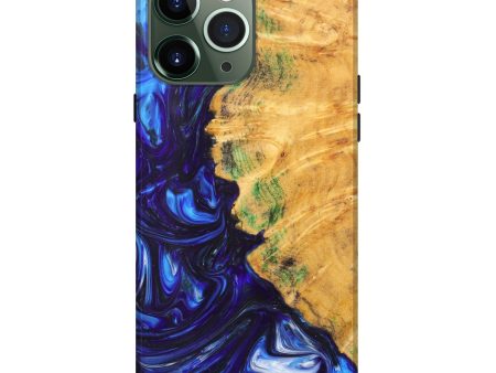 iPhone 13 Pro Max Wood+Resin Live Edge Phone Case - Aartjan (Purple, 605557) Sale