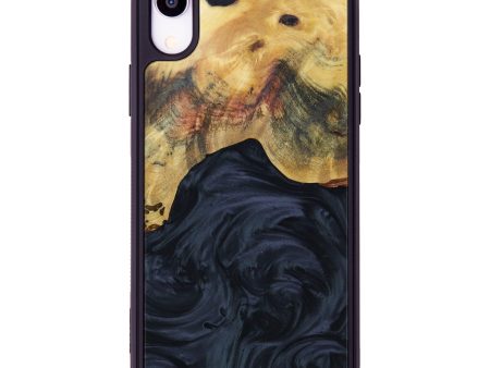 iPhone Xr Wood+Resin Phone Case - Hynek (Pure Black, 603790) Discount