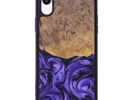 iPhone Xr Wood+Resin Phone Case - Otakar (Purple, 607526) Fashion