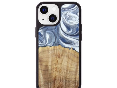 iPhone 13 mini Wood+Resin Phone Case - Arlena (Glacier, 608150) Supply