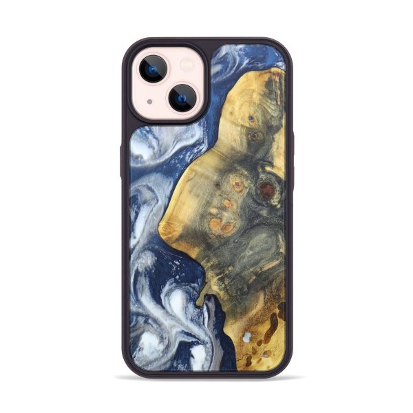 iPhone 14 Wood+Resin Phone Case - Dori (Glacier, 607510) Hot on Sale