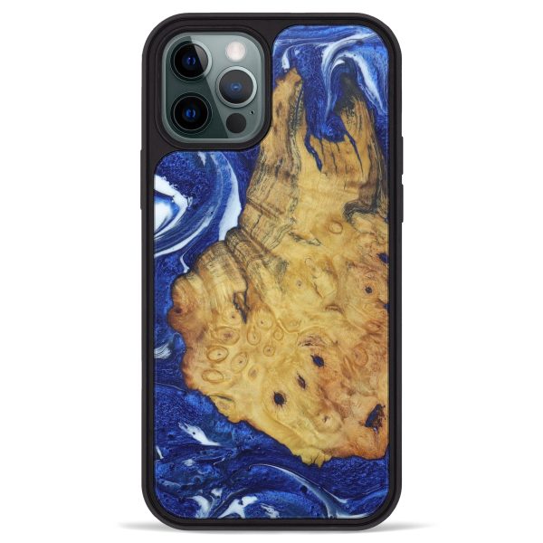 iPhone 12 Pro Max Wood+Resin Phone Case - Ghassan (Artist Pick, 604638) on Sale