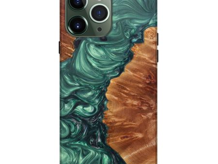 iPhone 13 Pro Max Wood+Resin Live Edge Phone Case - Blinny (Artist Pick, 605709) For Sale