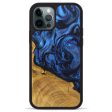 iPhone 12 Pro Max Wood+Resin Phone Case - Bihari (Dark Blue, 604959) Online