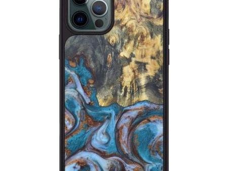 iPhone 12 Pro Max Wood+Resin Phone Case - Behnam (Artist Pick, 604647) Online now