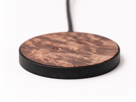 Maple Burl - MagSafe Enabled Wireless Charger Fashion