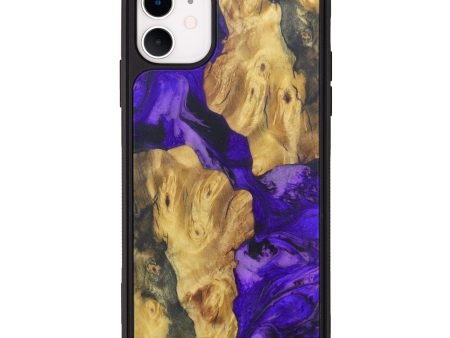 iPhone 11 Wood+Resin Phone Case - Alessandra (Artist Pick, 606415) Hot on Sale