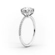 The Low Profile Kamellie Set With A 1.5 Carat Princess Moissanite Online now